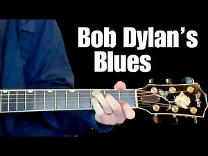 The Surprising Bob Dylan guitar technique from this classic blues cover Baby Please Dont Go