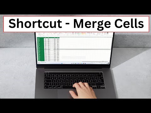 Excel Shortcut to Merge Cells (Excel Shortcuts)