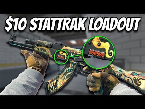 The BEST StatTrak CS2 Loadout for $10! - The Best Cheap CS2 Skins (2024)