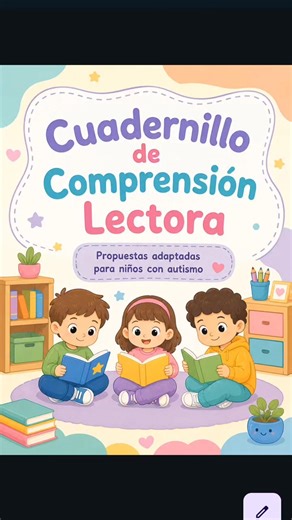 cuadernillo compresión lectora #autismo