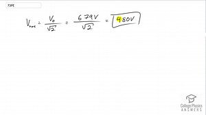 OpenStax College Physics Solution, Chapter 20, Problem 73 (Problems and Exercises)