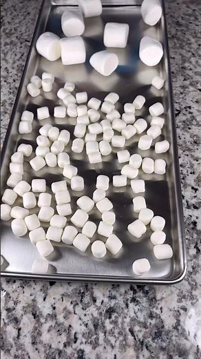 How to make freeze dried marshmallow #foodlover #dehydrated