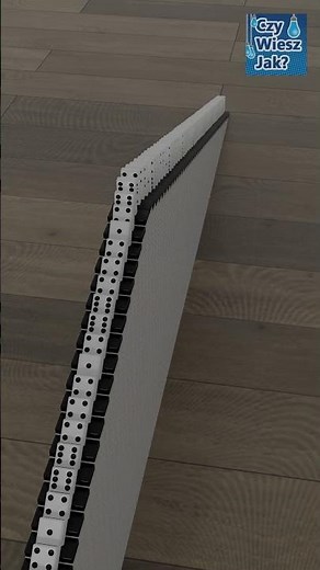 100 Dominoes falling | CzyWieszJak