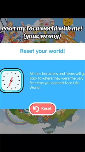 a whoop jump scare! reset my toca world w/ me (gone wrong) #cute #cutecore #tocaboca #tocalife #toca