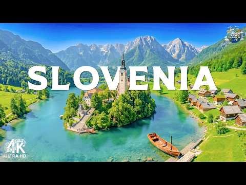 Slovenia Nature 4K 🇸🇮 🏔️ Lakes, Waterfalls & Quiet Alpine Landscapes