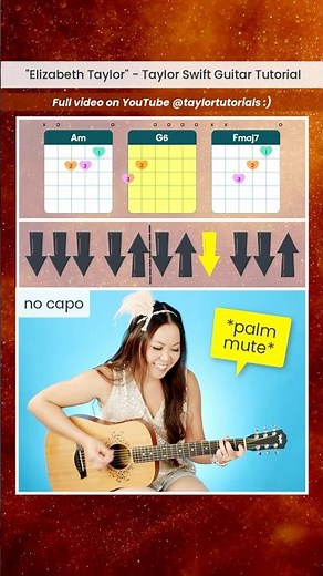How to Play "Elizabeth Taylor" by Taylor Swift on Guitar 🎸🎶 Easy Chords & Strumming for Beginners!