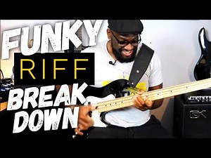 Funky RIff Breakdown ~ Daric Bennett's Bass Lessons