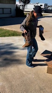 3.9K views · 63 reactions | Always love opening up a box from Durango Boot!!  They are comfy, breathable, and so cute. My favorite styles are the Arena pro and Rebel Pros! I shared a link directly to one of my very favorite pair Stepping into 2025 with some pretty cool new Durango Boots! https://www.durangoboots.com/durango/womens/by-collection/lady-rebel-pro/durango-lady-rebel-pro-womens-burnished-sand-western-boot/DRD0437.html | Stevi Hillman Professional Barrel Racer | Facebook