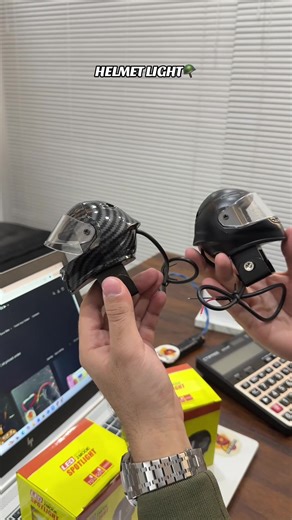 Metal LED Projector Helmet Light for Motorcycles