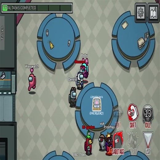 Among Us – Full Impostor Gameplay – 3 IMPOSTORS Chaos #amongus #impostor #shorts #amongusskeld