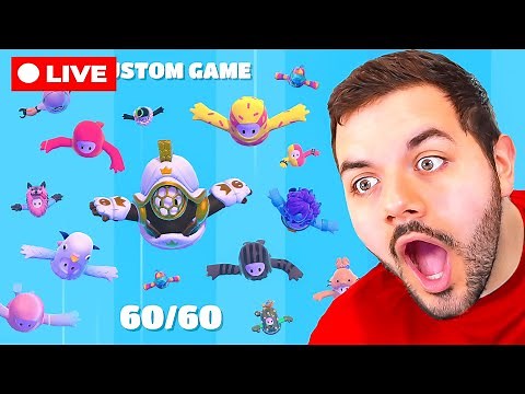 🔴LIVE FALL GUYS CUSTOMS WITH VIEWERS!