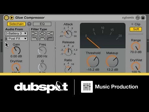 Ableton Live 9 Tutorial: Using The New Glue Compressor