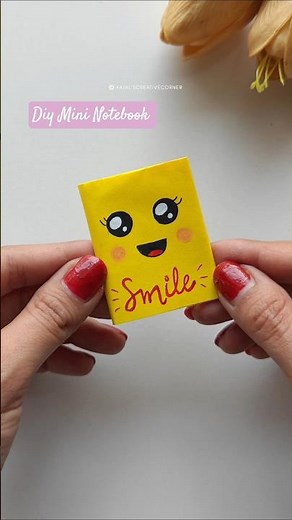 Make Your Own CUTE Mini Notebook! #craftforkids