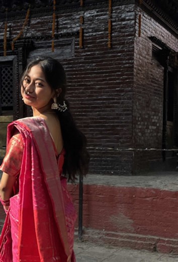 Let the saree do the talking❤️🎀