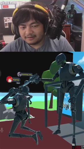 Robots turning on each other #fyp #vrchat #robot | robots