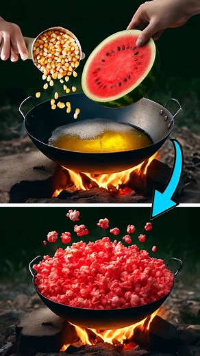 Vector on Instagram: "Watermelon popcorn"