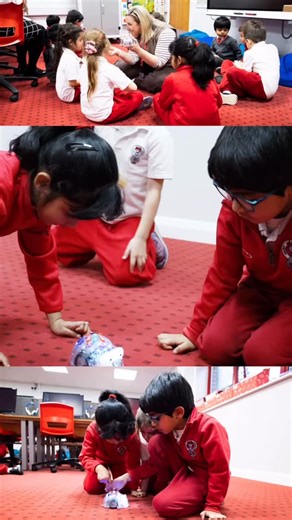 Year 1 explored coding with Blue-Bots! Pupils programmed the robots to follow paths and solve challenges, developing problem-solving and teamwork skills along the way. #WGPSLearning #CodingInAction #FutureProgrammers | Wgprep