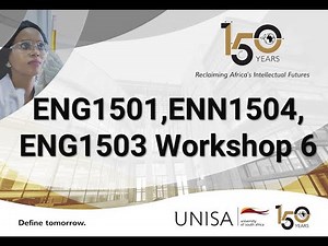 ENG1501,ENN1504,ENG1503 Session 6
