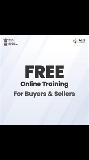 Government e Marketplace (GeM) on Instagram: "🗓️GeM's FREE Weekly #TrainingCalendar for December is Here! Whether you're a buyer or a seller, GeM has FREE online training sessions tailored just for YOU. Learn to navigate GeM like a pro with our exciting lineup of sessions. Check out our entire schedule at https://bit.ly/GeMTrainingCalendar and join the WebEx link given there! @minmsme @india_deptofcommerce @mygovindia @followcii @assocham @ficci_india #GeMIndia #TrainingwithGeM #GeMTraining #fr