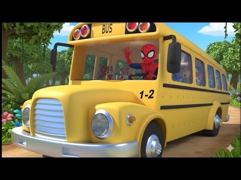 Wheels on the Bus | Original Version 141 Seconds Music Remix || Crocomix Kids TV