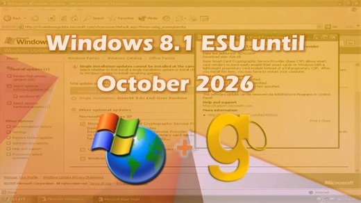 [教程] 2026年10月之前如何在Windows 8.1中接收ESU更新