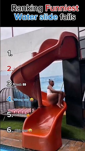 Ranking the Funniest Water Slide Fails! 🌊😂