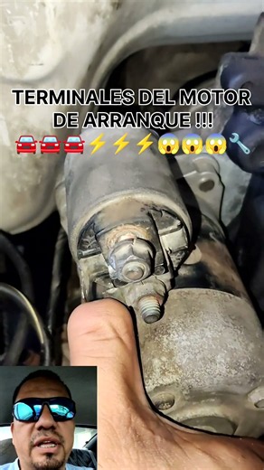 TERMINALES DEL MOTOR DE ARRANQUE!!! #electronicaautomotriz #automobile