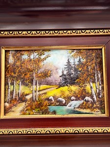 Antique French Limoges Enameled Painting Framed - Etsy