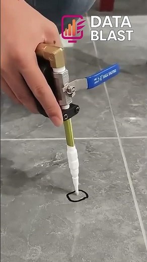 Fix Hollow Tiles Without Removing! Cement Injection Trick #shorts