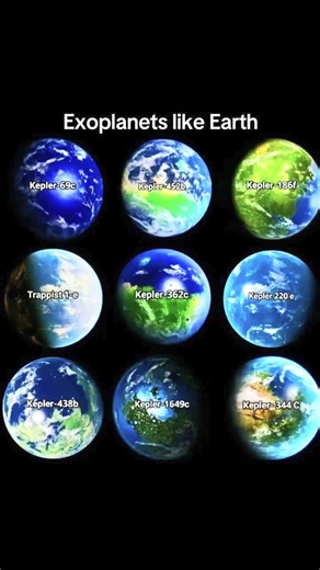 Types of eco planets similar to earth #spacefacts #universe #space #bravesaikids