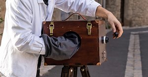 The Instant Box Camera is an All-In-One Mobile Film Photo Studio