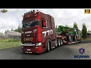 ETS2 1.57 | Driving New Scania R-770 + Sound V8 by Rudi Update v1.4 | #ets2