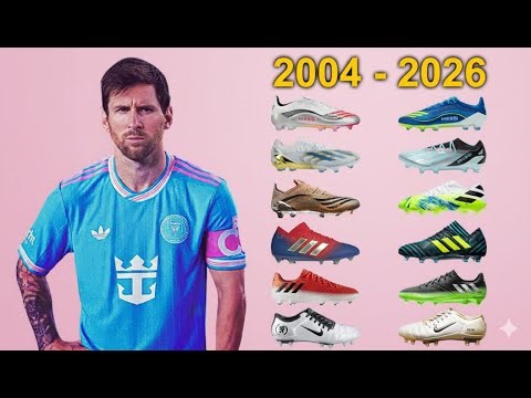 LIONEL MESSI Every Soccer Cleat He Wears (2004–2026) | World Cup 2026 Boots