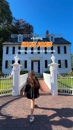 save this for your next spooky trip to Salem 🖤 Hocus Pocus rewatch reason is here, and you can visit a bunch of scenes that were filmed in Salem, Massachusetts🎃 some are real homes people still live in, so snap your photo and keep it moving like a respectful witch 🧹 #hocuspocus2 #salemmassachusetts #octobertravel #witchythings #salemwitchtrials | Our RV Venture
