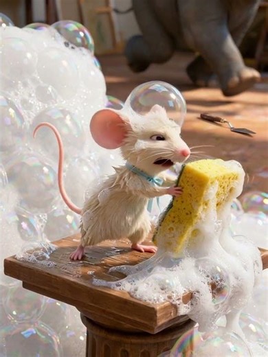 Ambitious Elephant Painter