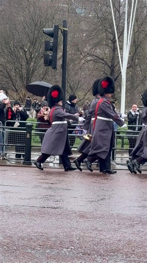 The Coldstream guard march back to Wellington barracks #shorts