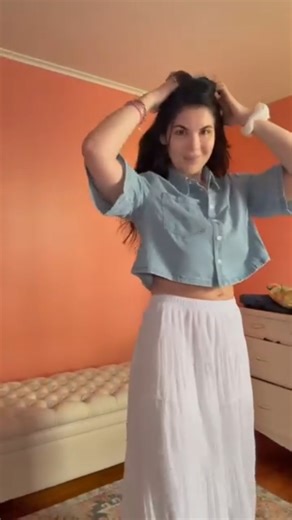 Watch Womens white skirt long on Amazon Live