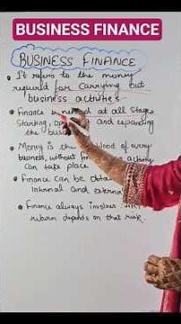 “Business Finance Explained with Real Life Examples 💰 | Class 11”