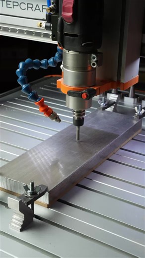 Precision Aluminum Milling Timelapse with STEPCRAFT M.700