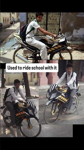 full journey of my bike look modified cycle #creativeindia #modification #modifiedcycle #cycleshorts