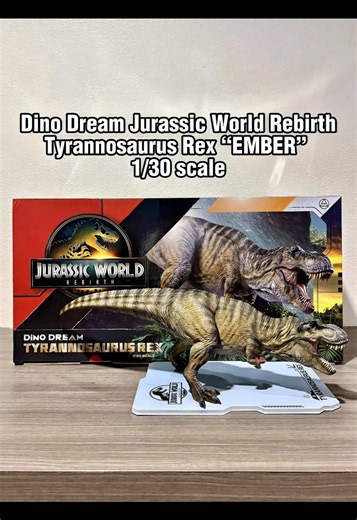 Dino Dream Jurassic World Rebirth T. rex Ember 1/30 Scale Review