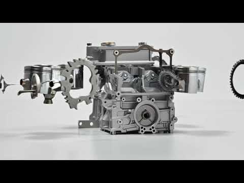 Benz Engine Exploded View Animation - 4K Mechanical Breakdown