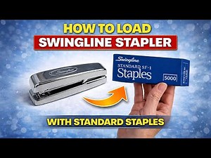 How To Load Swingline Stapler with Standard Staples