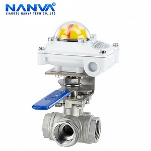 [Hot Item] Manual Three-Way Ball Valve with Signal Feedback