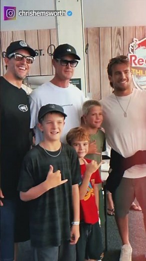 Chris Hemsworth Just Had the Ultimate Surf Weekend ☀️ | #shorts
