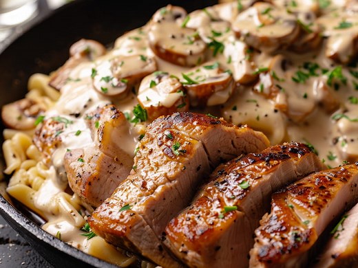 Filet mignon de porc en sauce : la meilleure recette