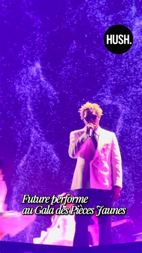 HUSH. on Instagram: "🔥 StarDrop : Future performe au Gala des Pièces Jaunes. @future @piecesjaunes @parisladefense_arena Le rappeur Future est monté sur scène lors du Gala des Pièces Jaunes, livrant une performance puissante dans un cadre solidaire. Quand le rap US rencontre une grande cause, l’impact est immédiat. 🖤 🗣️ Vous attendiez Future sur une scène caritative française ? 👇 #StarDrop #Future #PiecesJaunes #Gala #Live RapUS Paris Solidarité ActuHush 👉 Suis Hush pour ne rien rater des p