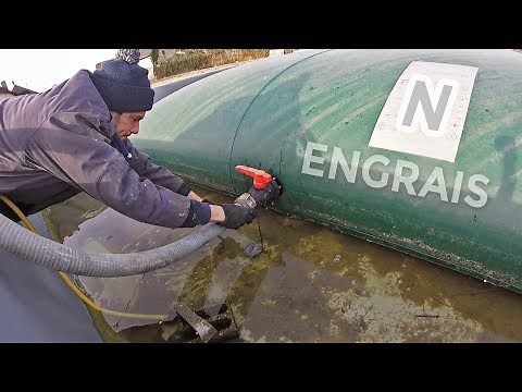 Apport de 180 litres par hectare d'engrais liquide sur le blé - 2019