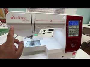 Elna eXcellence 680+ - How to thread the needle with the needle threader
