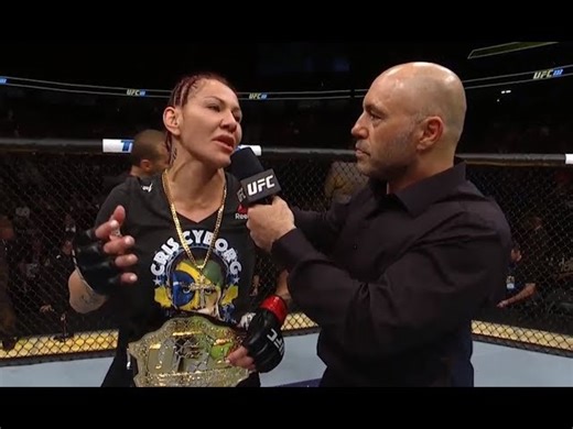 UFC 222: Cris Cyborg Octagon Interview